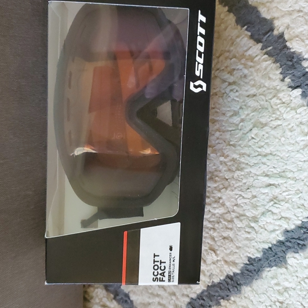 Scott Fact Black Ski Goggles